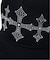 SupBaby by SUPPLIER Shiny Cross Rhinestone Mesh Cap