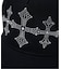 SupBaby by SUPPLIER Shiny Cross Rhinestone Mesh Cap
