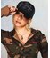 SupBaby by SUPPLIER Shiny Cross Rhinestone Mesh Cap