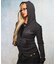 SupBaby by SUPPLIER Sparkle Rhinestone Zip Hoodie