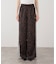 adidas originals SATIN SNAKE PRINT WIDE LEG TRACK PANTS
