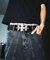 SUPPLIER 別注 Fur Triple Cross Buckle Belt