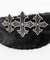 SUPPLIER 別注 Fur Triple Cross Buckle Belt