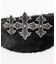 SUPPLIER 別注 Fur Triple Cross Buckle Belt