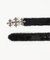 SUPPLIER 別注 Fur Triple Cross Buckle Belt