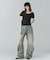 Knuth Marf / クヌースマーフ layered crewneck tee