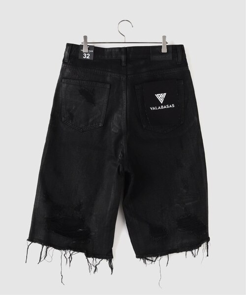 VALABASAS / ヴァラバサス ”SNAPPED” BAGGY DENIM SHORTS｜ジョイント