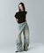 Knuth Marf / クヌースマーフ studded draped denim pants