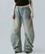 Knuth Marf / クヌースマーフ studded draped denim pants