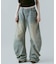 Knuth Marf / クヌースマーフ studded draped denim pants