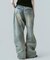 Knuth Marf / クヌースマーフ studded draped denim pants