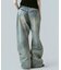Knuth Marf / クヌースマーフ studded draped denim pants