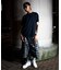 SAGE / セイジ 5age Houndstooth Denim Shorts