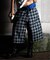 SAGE / セイジ 5age Houndstooth Denim Shorts