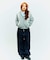 カーブライン ジップ ニット フーディー / J Curved Line Zip Knit Hoodie