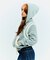 カーブライン ジップ ニット フーディー / J Curved Line Zip Knit Hoodie