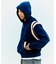 カーブライン ジップ ニット フーディー / J Curved Line Zip Knit Hoodie