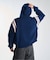 カーブライン ジップ ニット フーディー / J Curved Line Zip Knit Hoodie