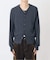 NOCTO ARCHIVE/ノクト アーカイブ Curve Panel Rib Cardigan