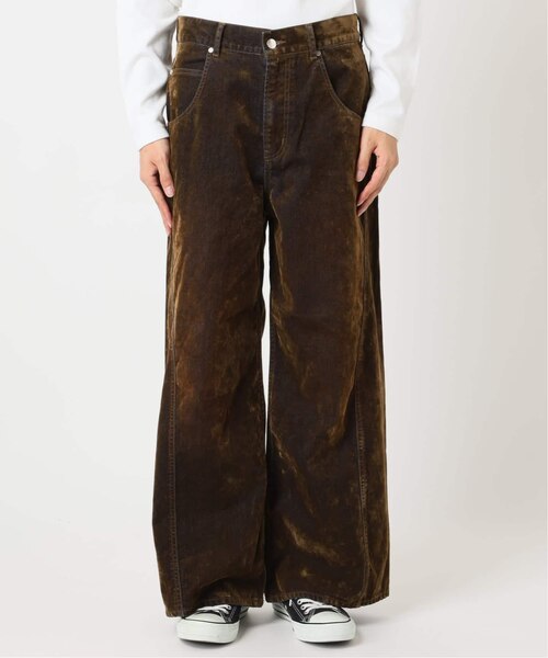 NOCTO ARCHIVE/ノクト アーカイブ Cutting Flocky Wide Denim