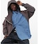 GOAT ESSENCE / ゴートエッセンス CURVED-ZIP HOODIE
