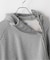 GOAT ESSENCE / ゴートエッセンス CURVED-ZIP HOODIE