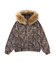 SUPPLIER / サプライヤー Camo Faux Fur Cross Zip Hoodie