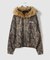 SUPPLIER / サプライヤー Camo Faux Fur Cross Zip Hoodie