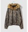 SUPPLIER / サプライヤー Camo Faux Fur Cross Zip Hoodie