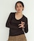 Knuth Marf / クヌースマーフ u-neck slim top