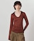 Knuth Marf / クヌースマーフ u-neck slim top