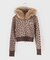 SupBaby by SUPPLIER Leopard Baby Cross Fur Zip Hoodie