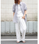 シャドーストライプ2WAYラップシャツ
