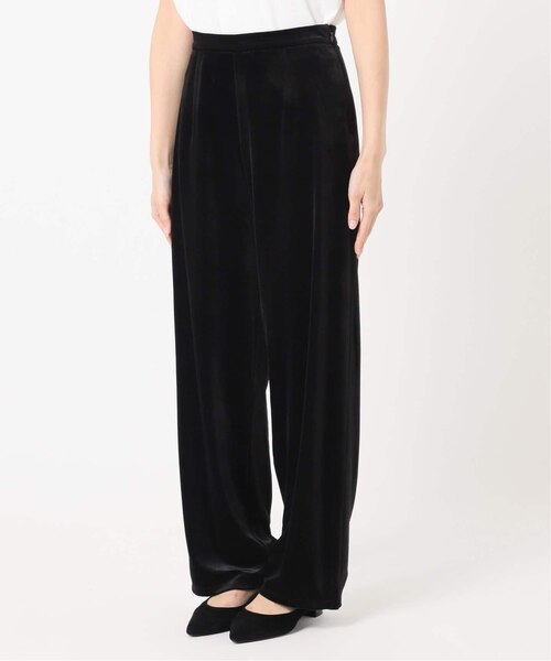 刺繍ベロアフレアパンツ｜アウトドアプロダクツユージュアルシングスの