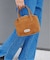 2WAY CUBE BAG Suede Look