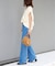 2WAY CUBE BAG Suede Look