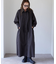 チェックボウタイロングシャツワンピース