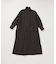 チェックボウタイロングシャツワンピース