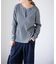 リブヘンリーネックTEE
