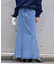 追加2 ULTデニムスリットリーンスカート