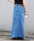 追加2 ULTデニムスリットリーンスカート