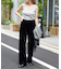 新色追加 ベロアフレアパンツ