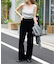 新色追加 ベロアフレアパンツ