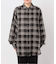 チェックスプレッドカラーシャツ