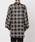 チェックスプレッドカラーシャツ