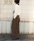 ツイルアシンメトリータックパンツ