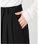 ツイルアシンメトリータックパンツ