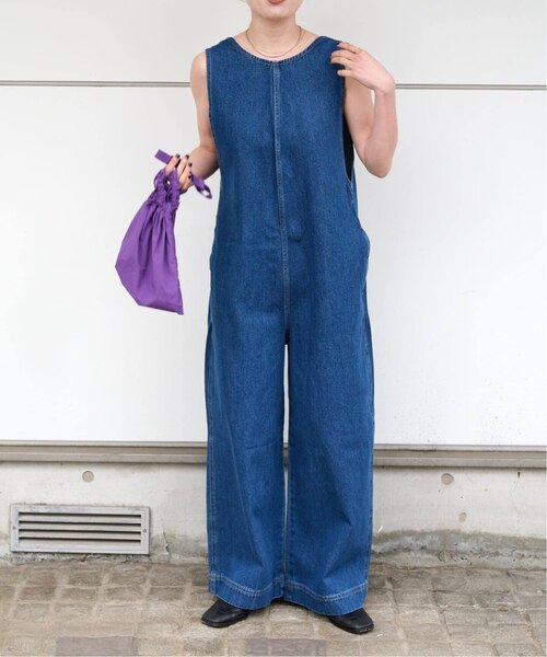 追加ULT デニムバックVネックオールインワン｜アウトドアプロダクツ