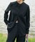 ACTIVE WEAR テレコクルーネックスナップカーディガン