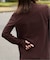 ACTIVE WEAR テレコクルーネックスナップカーディガン